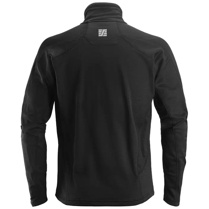 Snickers Body Mapping microfleece jakke, Sort, large image number 2