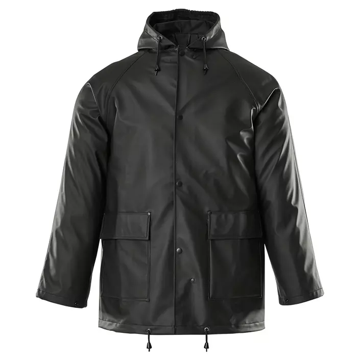 Mascot Aqua rain jacket, Black, large image number 0