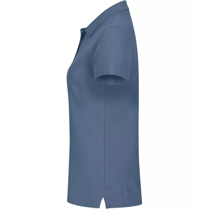 Clique Basic dame polo T-Skjorte, Steel Blue, large image number 3