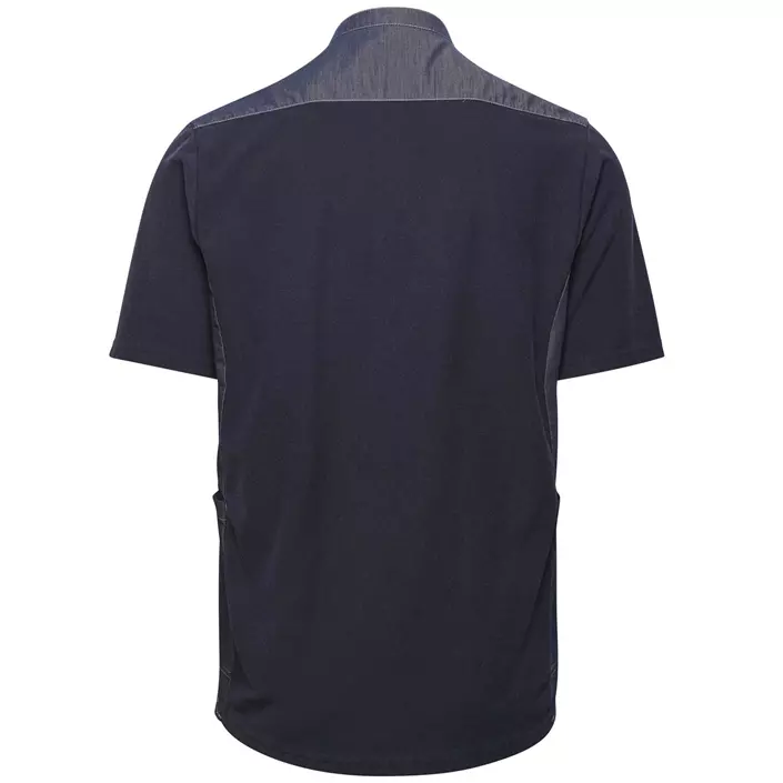 Kentaur kortærmet pique skjorte, Mørkeblå, large image number 2