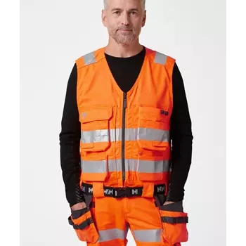 Helly Hansen Alna 2.0 tool vest, Hi-vis Orange/charcoal