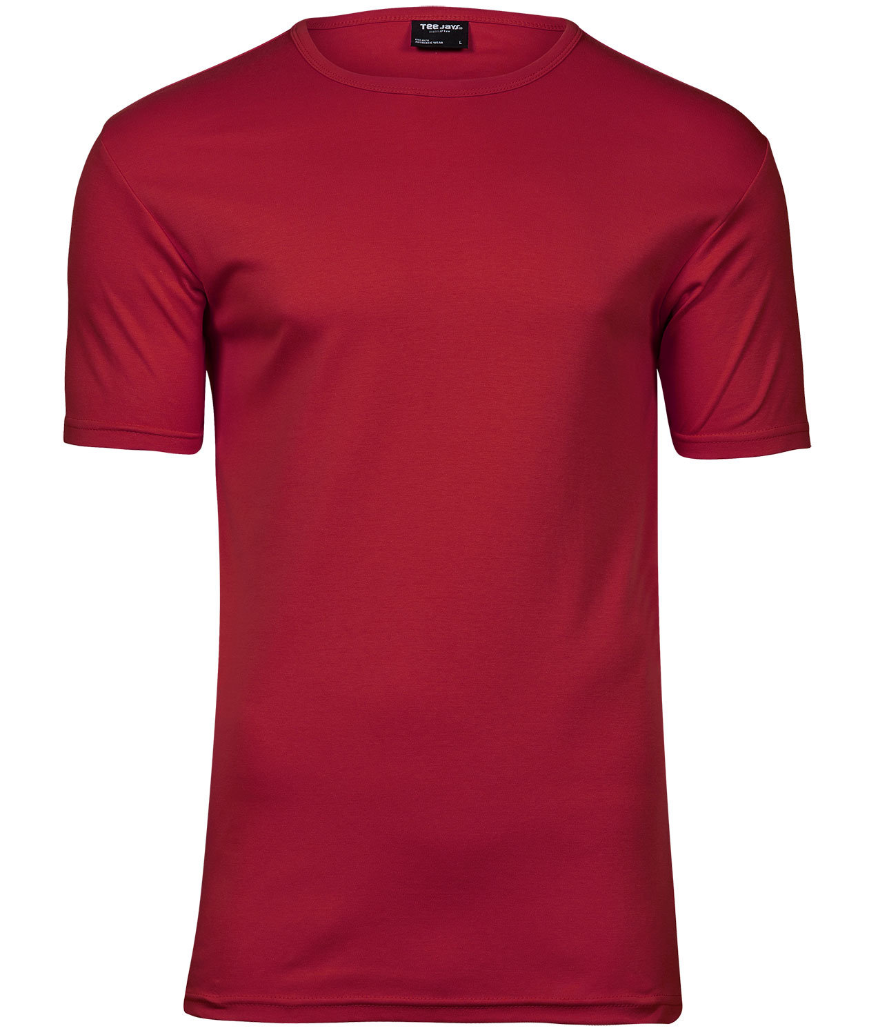 Tee Jays Interlock T-shirt, Deep Red, Deep Red, swatch