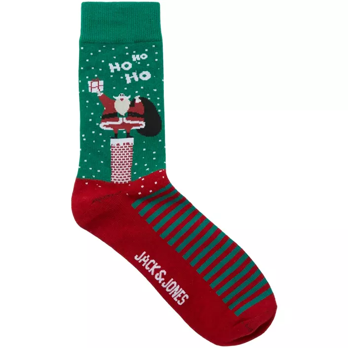 Jack & Jones JACCLIMBING SANTA 3er-Pack Weihnachtsstrümpfen, Scarlet Sage/Sky Captain/Black, Scarlet Sage/Sky Captain/Black, large image number 3