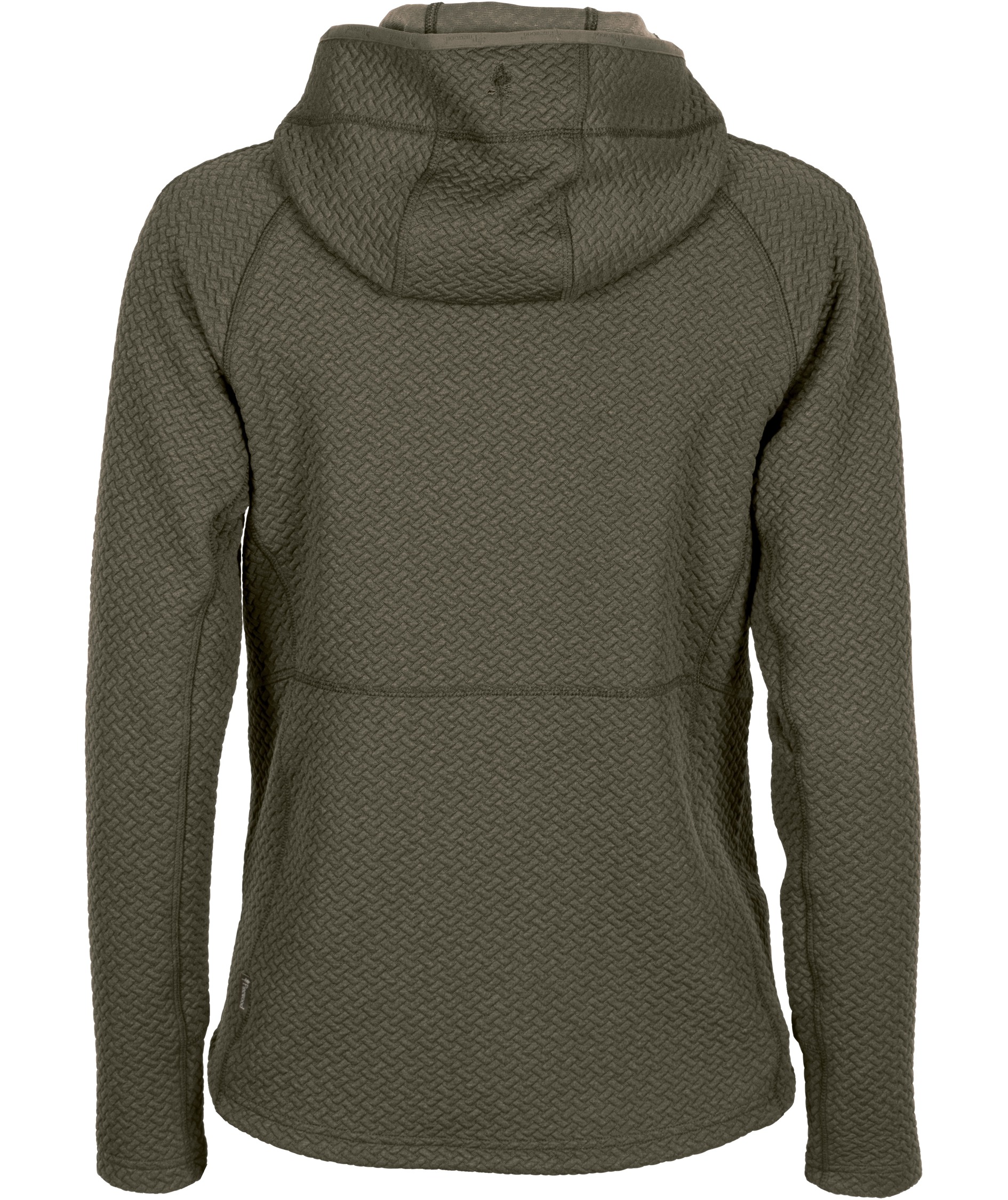 Pinewood Everyday Travel dame h&aelig;ttetr&oslash;je med lynl&aring;s, Dark Green Melange, large image number 1