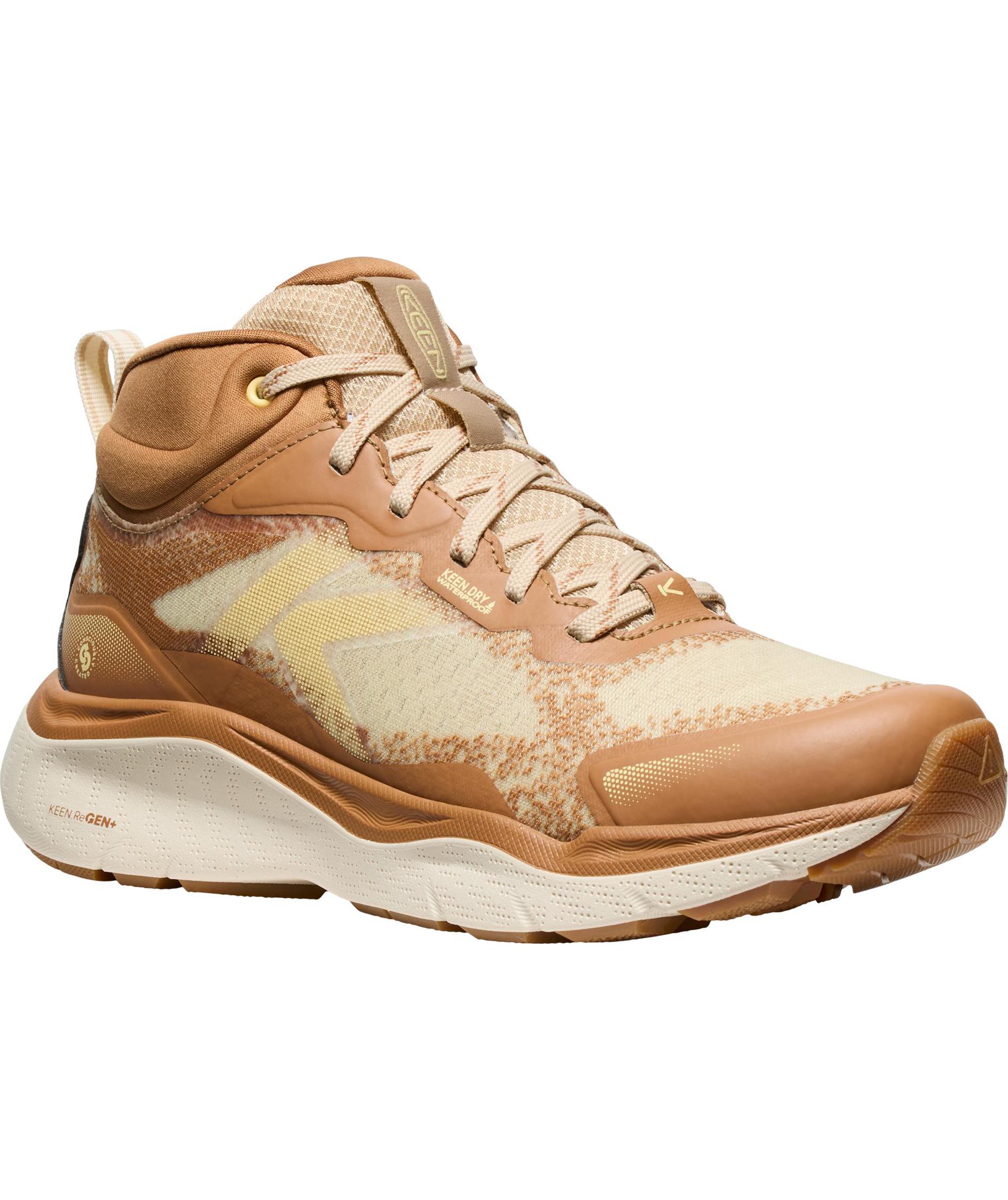 Keen Leiki Mid WP vandrark&auml;ngor dam, Safari/chipmunk, large image number 2