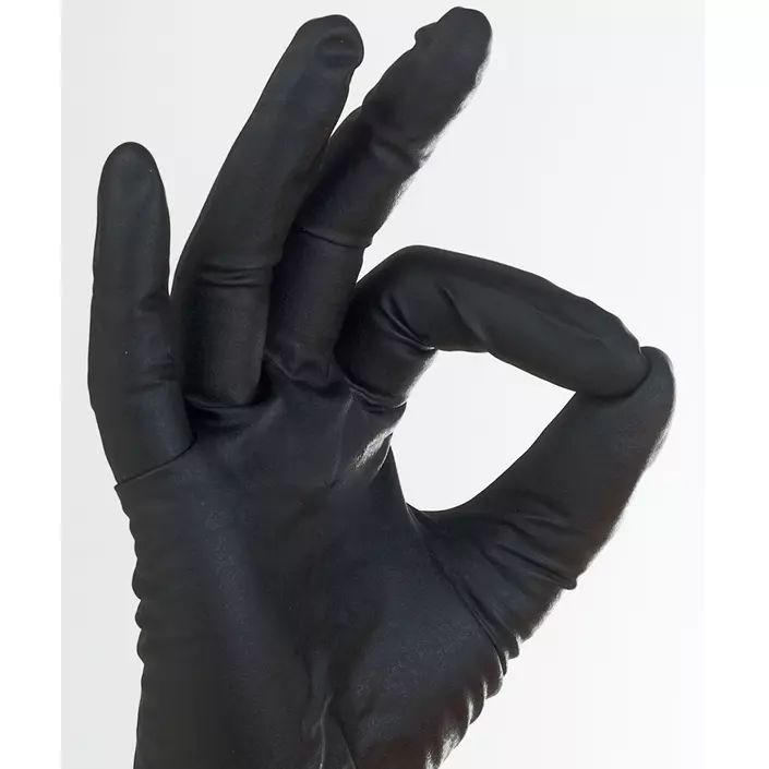 Tegera 849 nitrile disposable gloves extra long powder free 50 pcs., Black, large image number 1