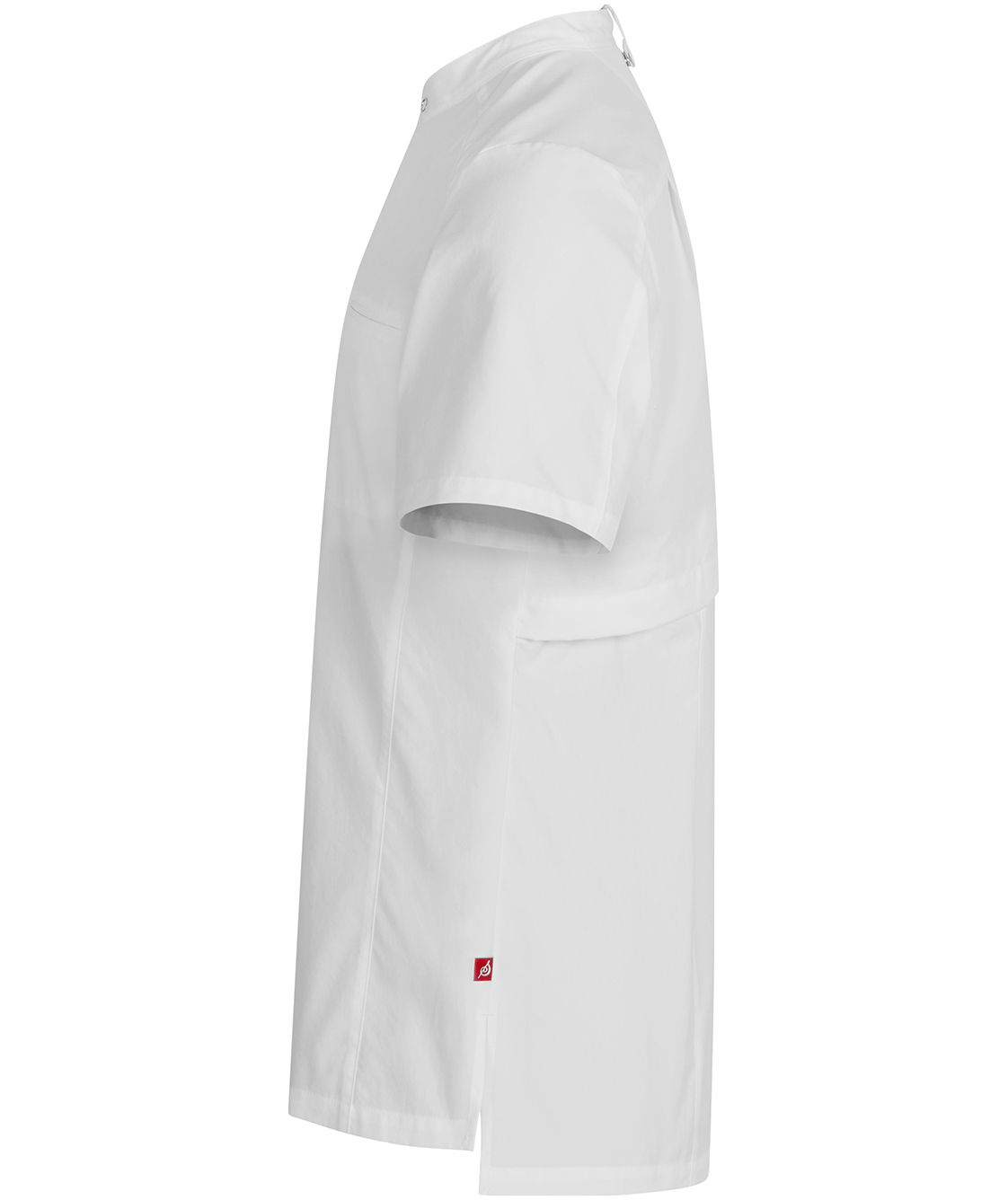 Segers 1006 regular fit kort&aelig;rmet kokkeskjorte, Hvid, large image number 5