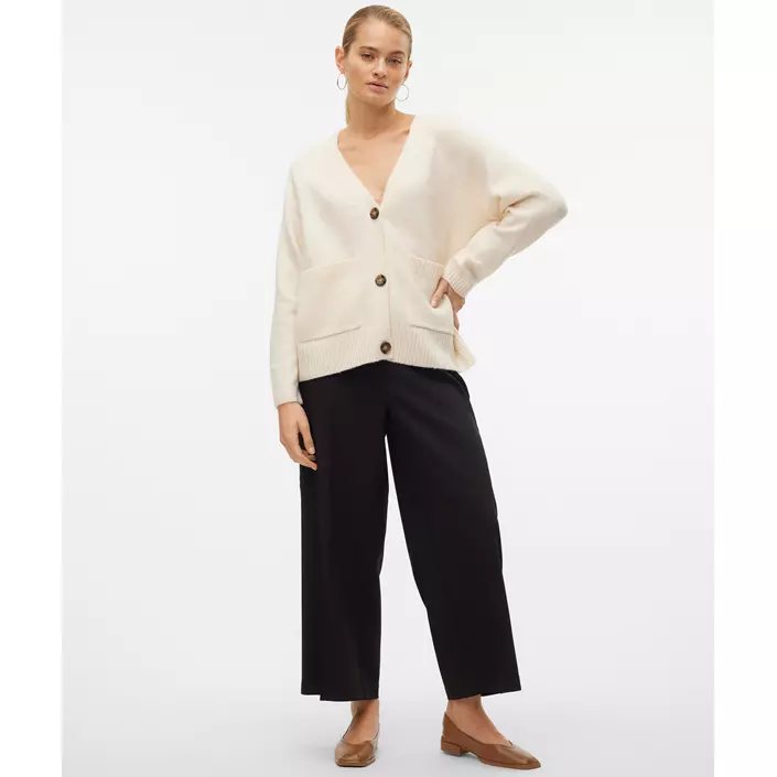Vero Moda VMBOOM stickad cardigan dam, Birch Melange, large image number 5