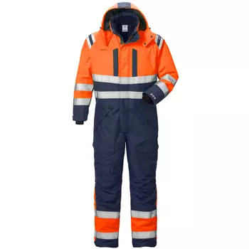 Fristads Airtech® thermal coverall 8015, Hi-vis Orange/Marine