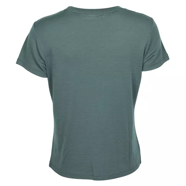 Pinewood dame T-shirt med merinould, Atlantic Blue, large image number 1