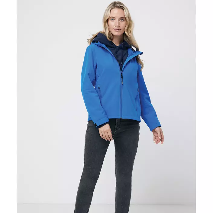 Iqoniq Makalu softshelljacka dam, Kungsblå, large image number 7