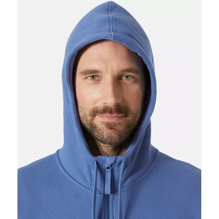 Helly Hansen Classic hoodie med dragkedja, Stone Blue, large image number 4