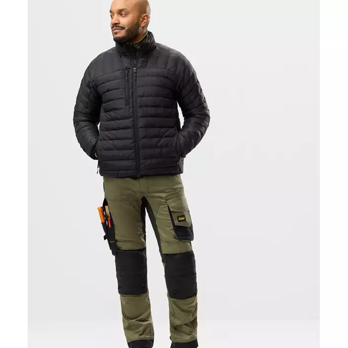 Snickers AllroundWork Steppjacke 8102, Black, large image number 1