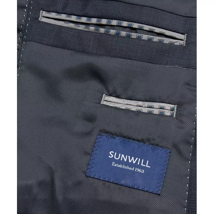 Sunwill Weft Stretch Water Repellent Modern fit blazer, Navy, large image number 5