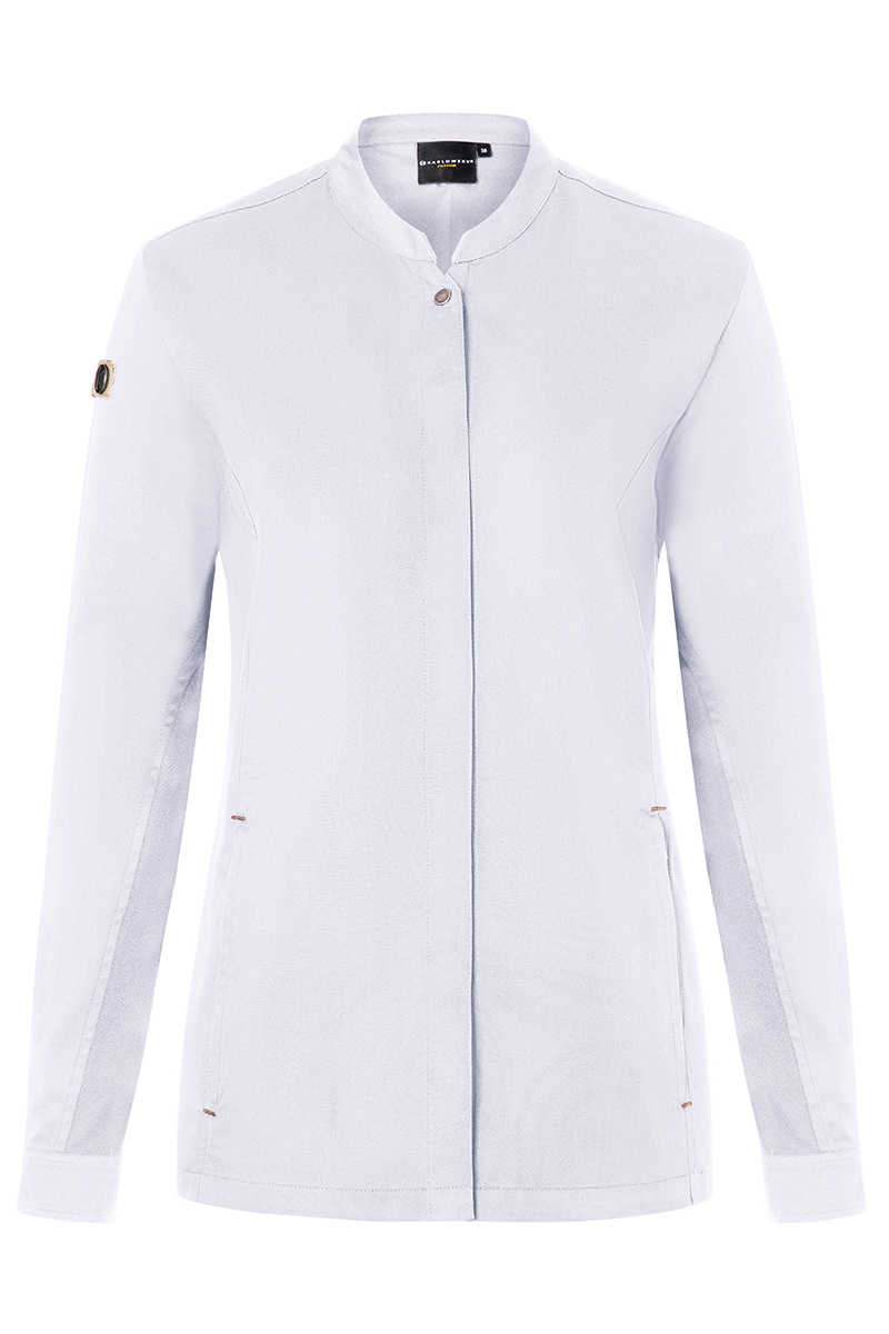 Karlowsky Green-Generation dame kokkejakke, White , White , swatch