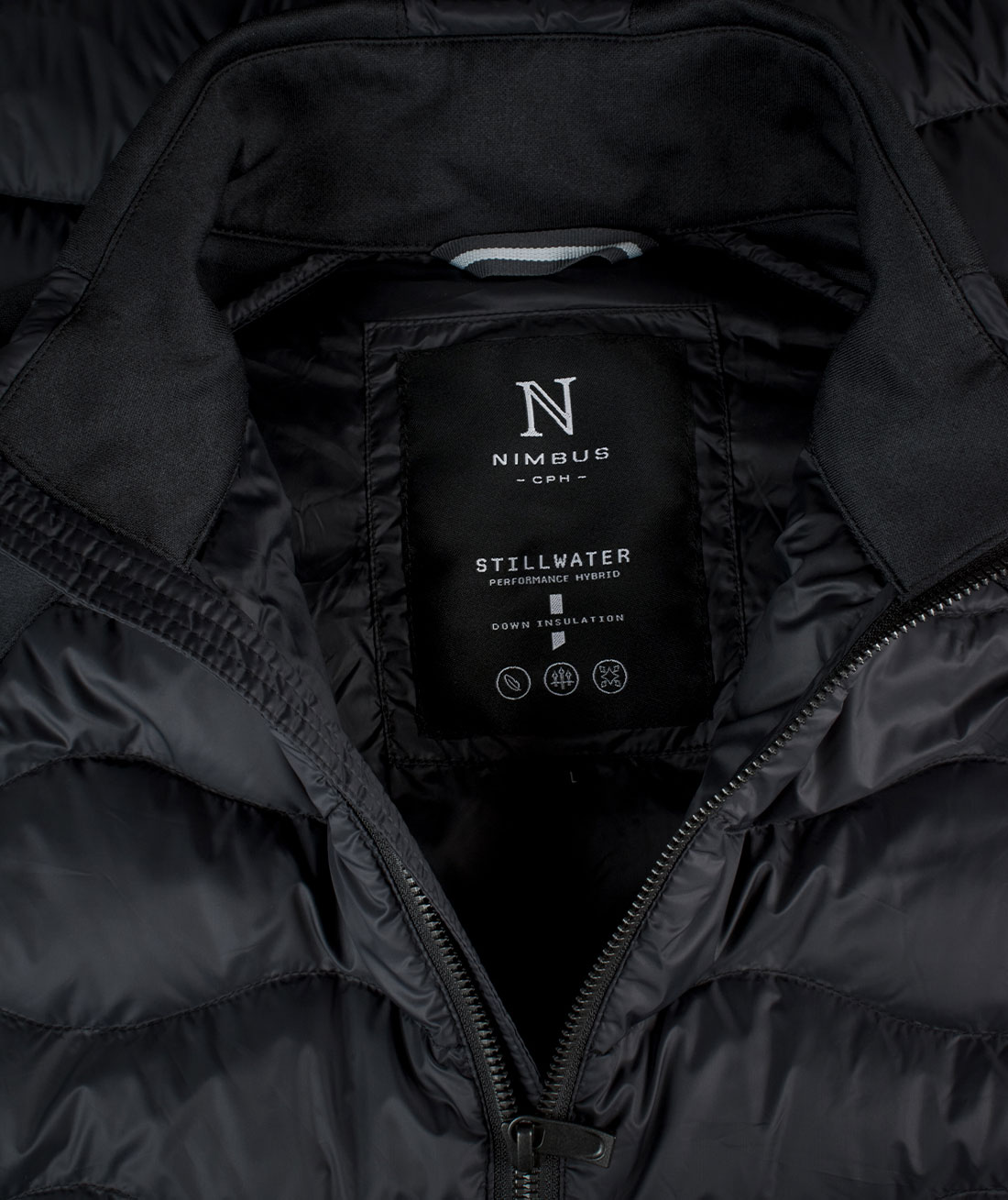 Nimbus Stillwater hybrid jacket, Black, large image number 7