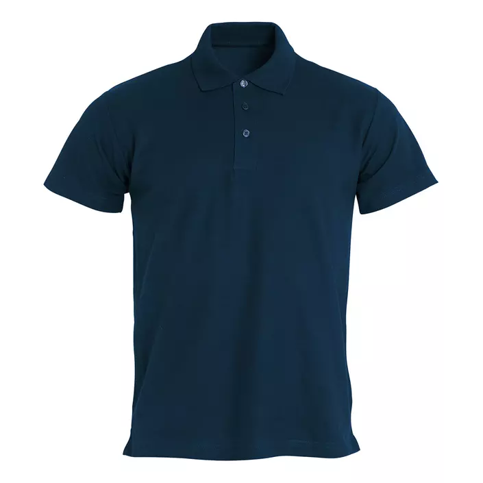 Clique Basic polo shirt, Dark navy, large image number 0