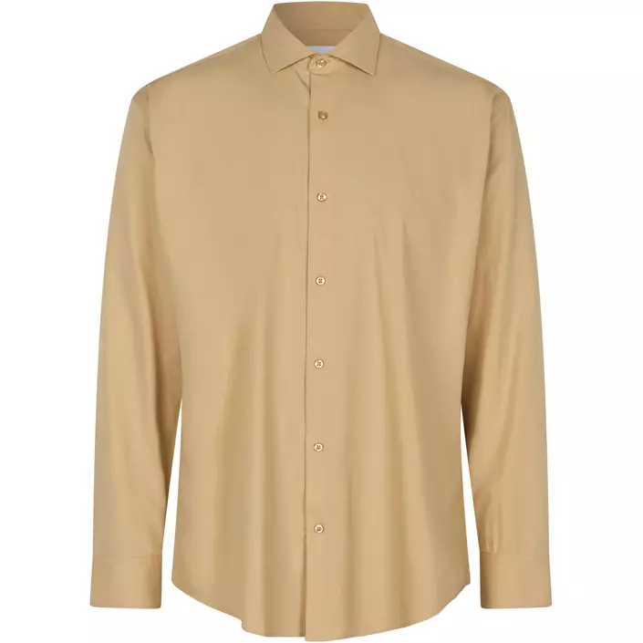 Seven Seas hybrid Modern fit skjorta, Sand, large image number 0