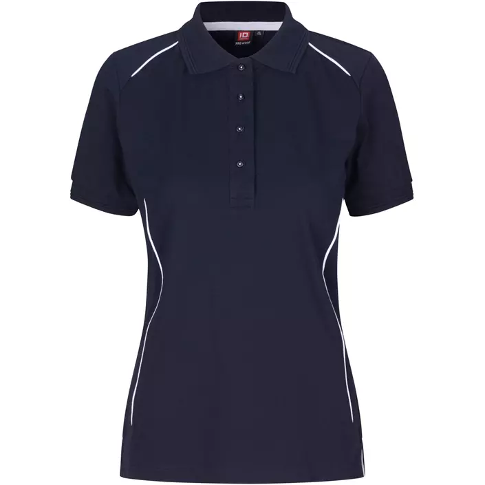 ID PRO Wear dame polo T-skjorte, Navy, large image number 0