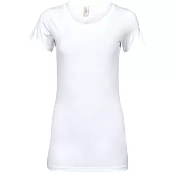 Tee Jays lang dame T-shirt, Hvid