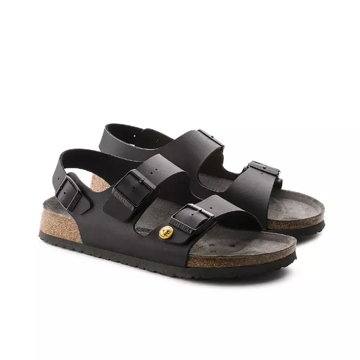 Birkenstock Milano ESD Regular Fit sandaler, Svart, large image number 4