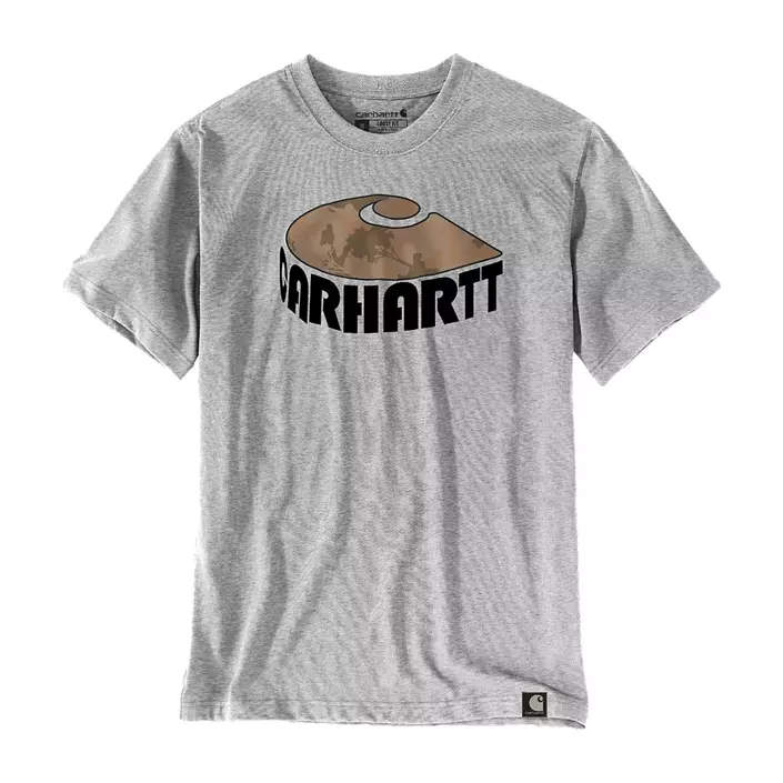 Carhartt Camo Graphic T-shirt, Heather Grey, large image number 0