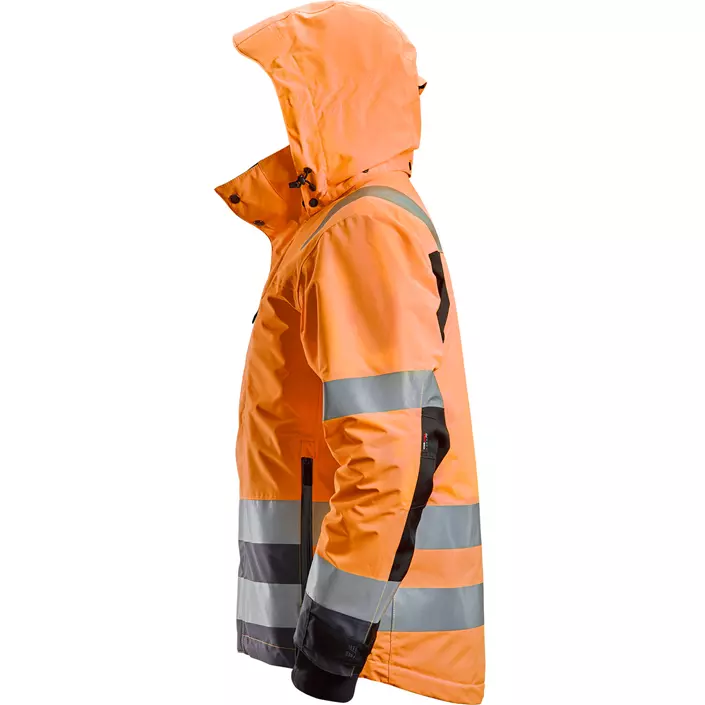 Snickers AllroundWork shell jacket 1132, Hi-vis orange/charcoal grey, large image number 2