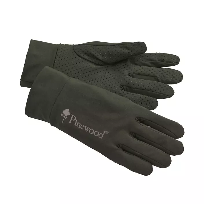 Pinewood Thin Liner handsker, Mosgrøn, large image number 0