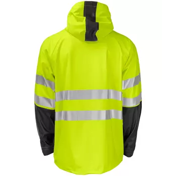 ProJob rain jacket 6431, Hi-vis Yellow/Black