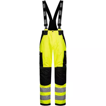 Lyngsøe rain trousers, Hi-vis Yellow/Black