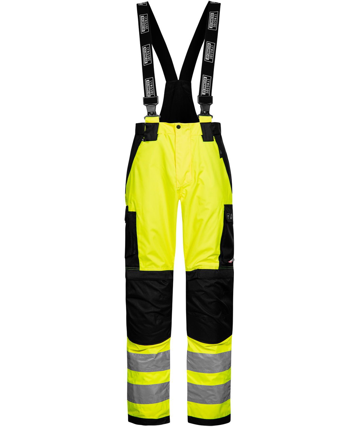 Lyngs&oslash;e shell trousers, Hi-vis Yellow/Black