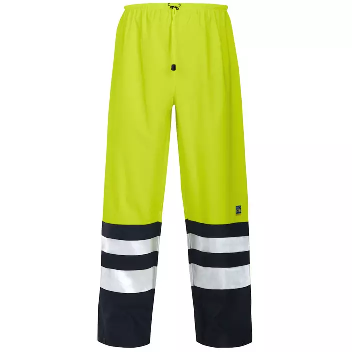 ProJob rain trousers 6504, Hi-vis Yellow/Black, large image number 0