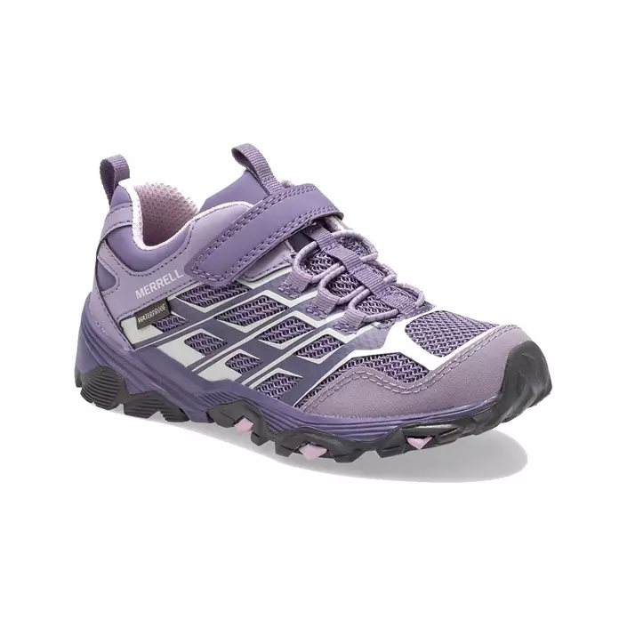 Merrell Moab FST Low A/C WP sneakers for kids, Cadet/Purple Ash, large image number 1