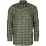 Pinewood Lappland skjorte med uld, Moss Green/Light Khaki