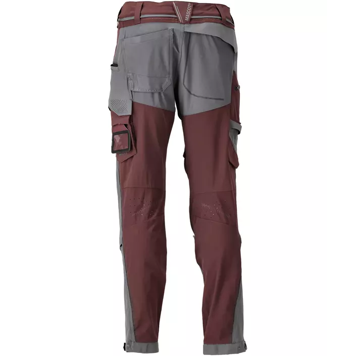 Mascot Customized work trousers full stretch, Bordeaux/Stone Grey, large image number 1