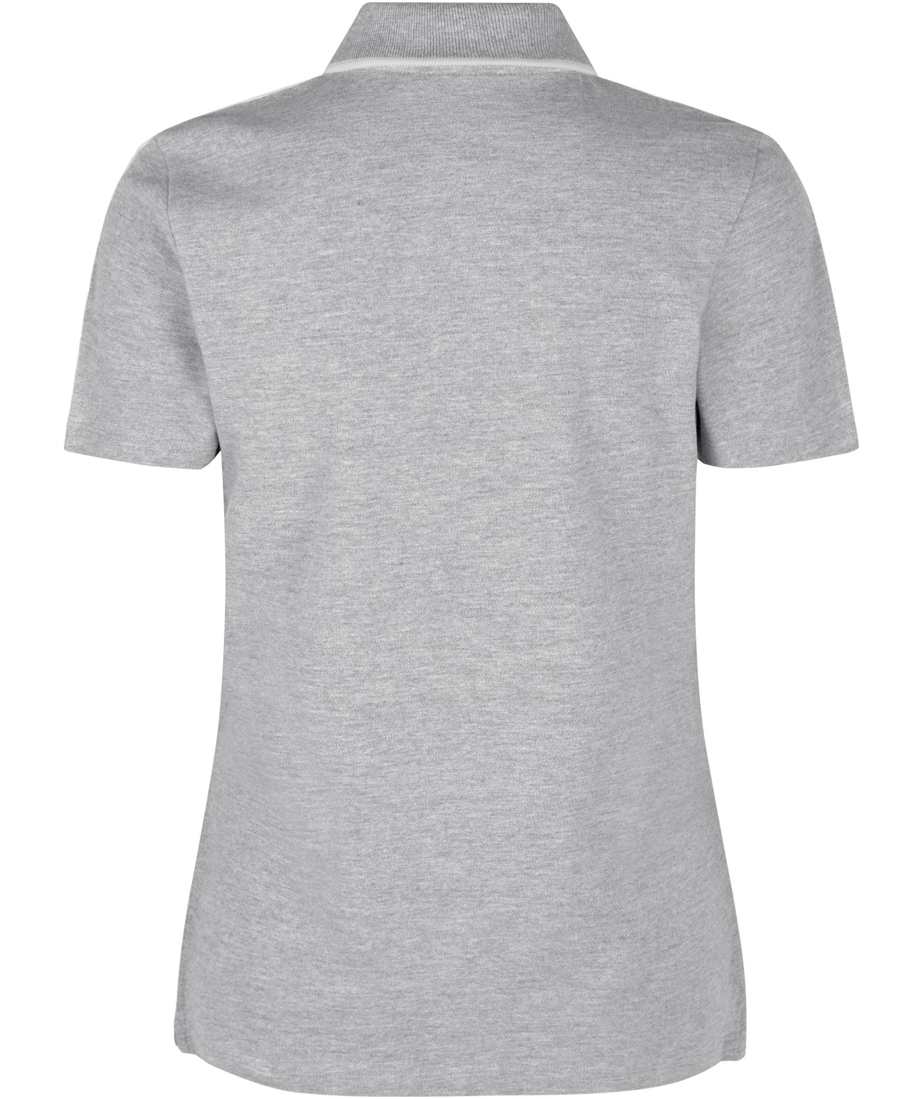 ID women's poloshirt, Grey Melange, large image number 1