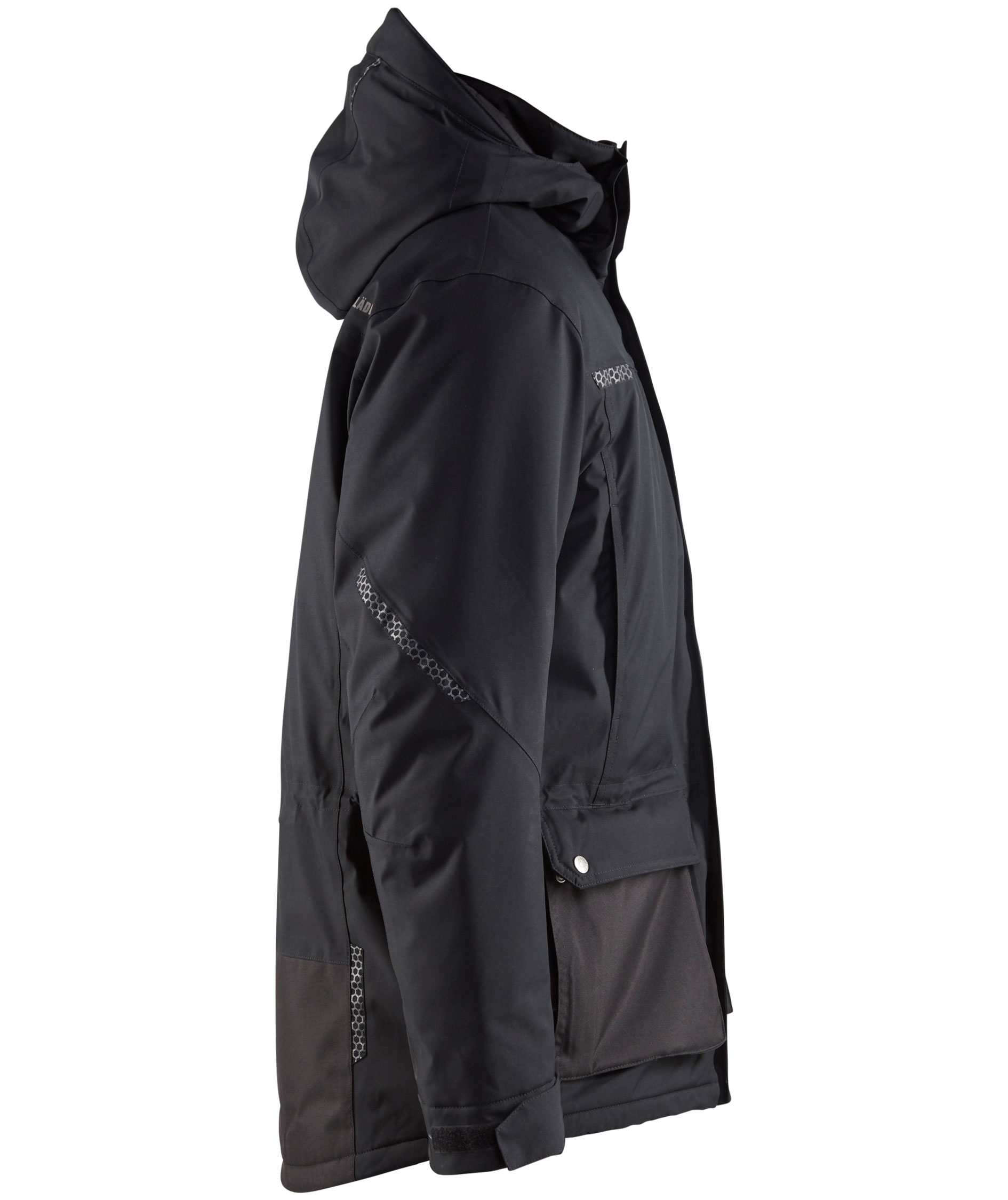 Bl&aring;kl&auml;der winter parka jacket, Black, large image number 3