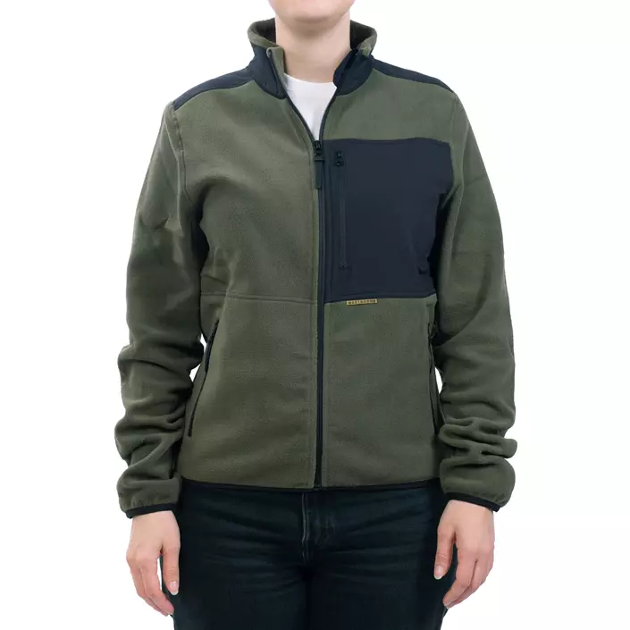 Westborn women's microfleece jacket, Dusty Olive, large image number 1
