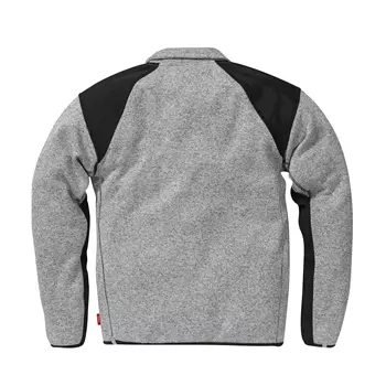 Kansas fleece jacket 7451, Grey/Black