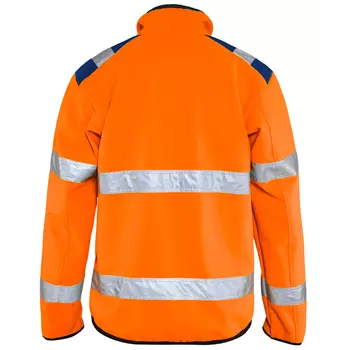 Blåkläder softshell jacket, Hi-vis Orange/Marine