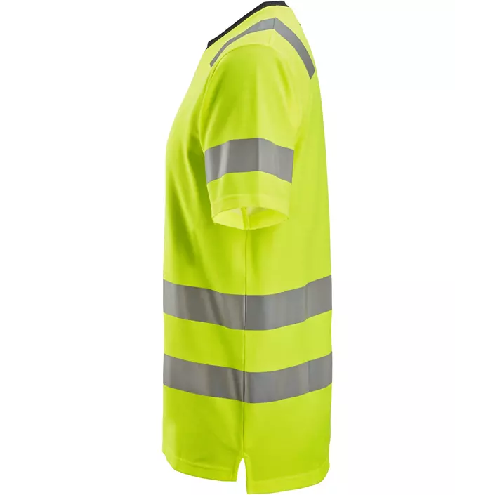Snickers T-shirt 2536, Hi-Vis Yellow, large image number 3