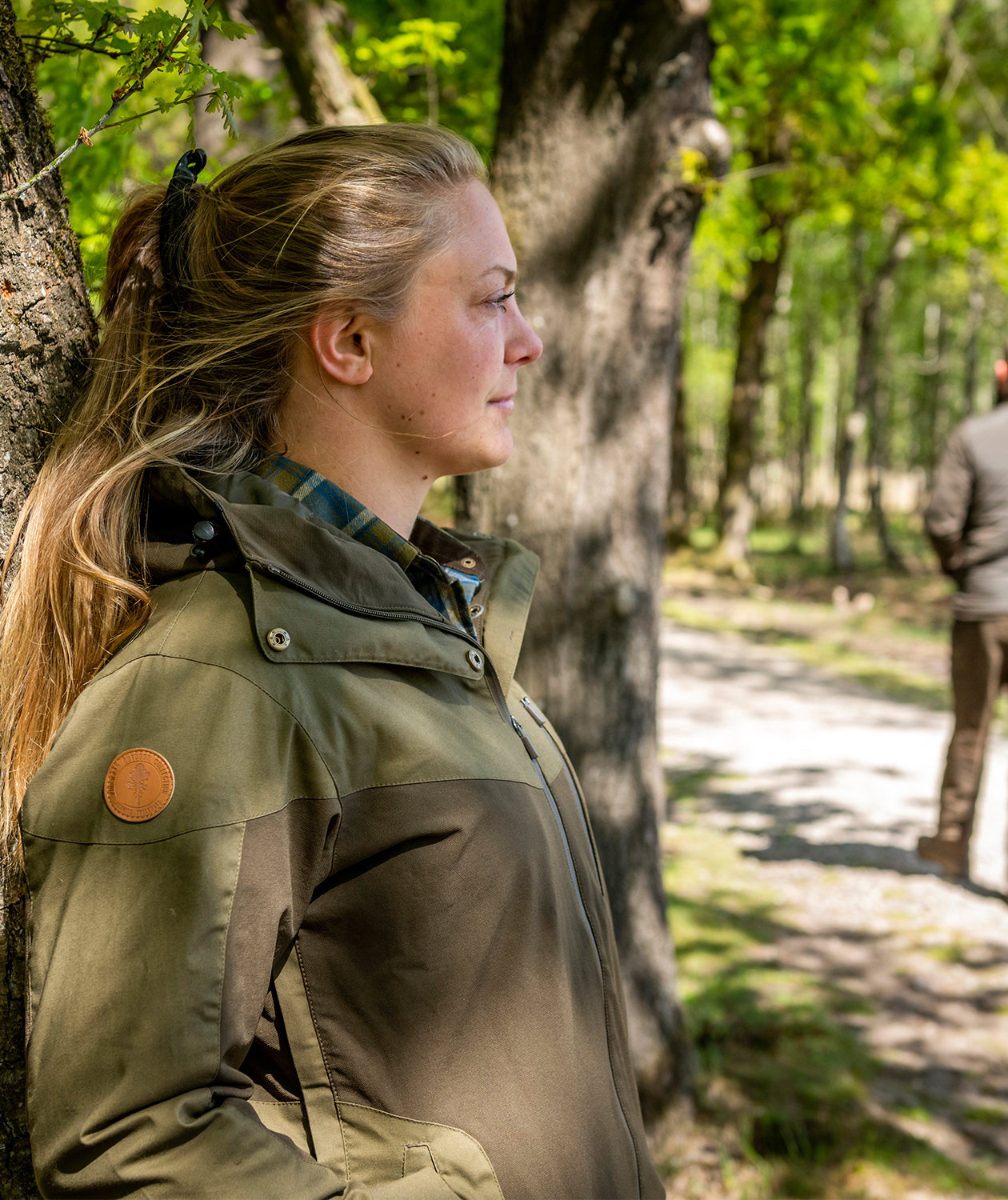 Pinewood&nbsp;Finnveden Hybrid Extreme damejakke, Dark Olive/Hunting Olive, large image number 1