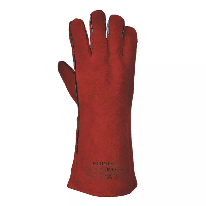 Portwest welding gloves, Red, large image number 2