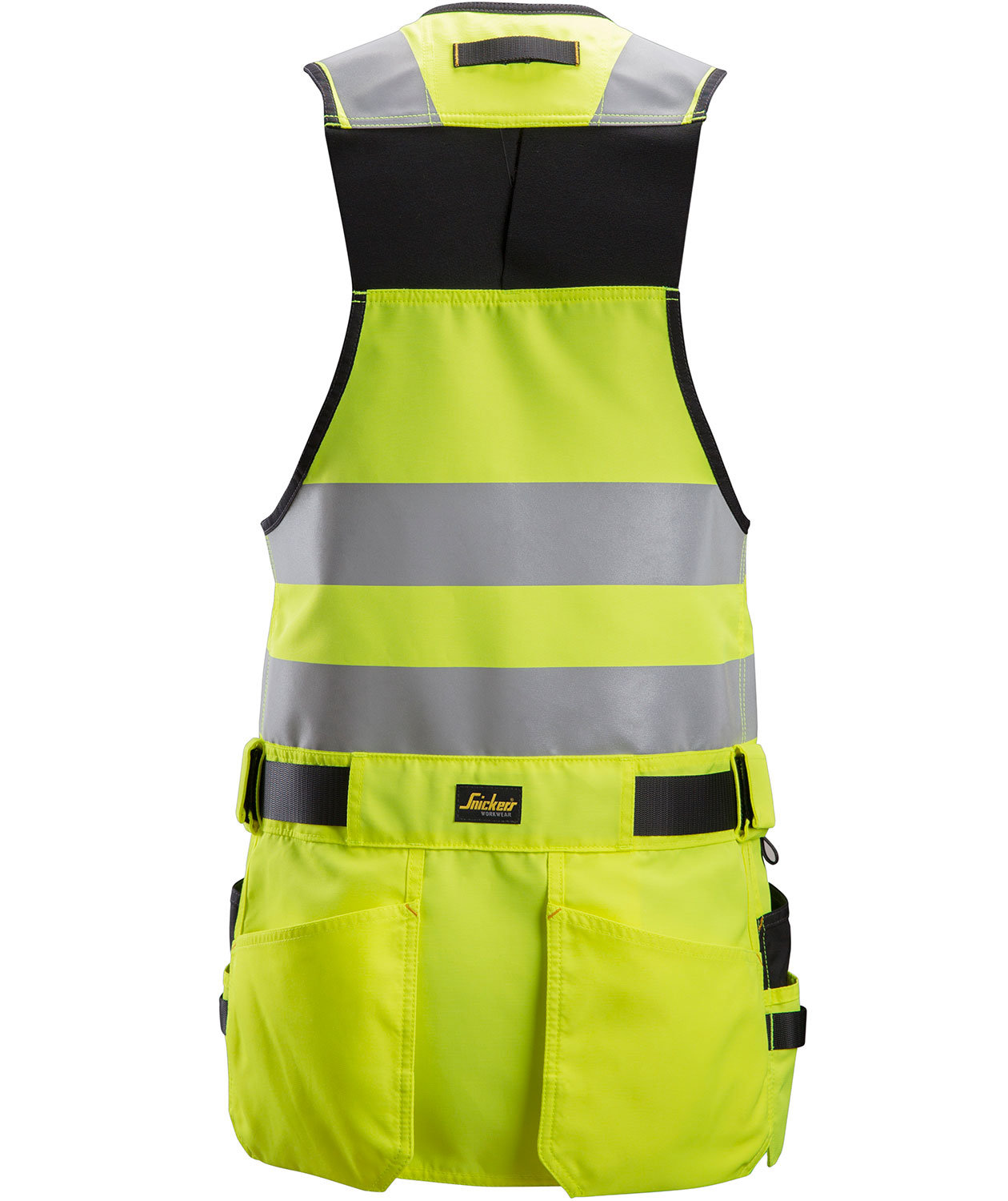 Snickers AllroundWork tool vest, Hi-vis Yellow/Black, large image number 2