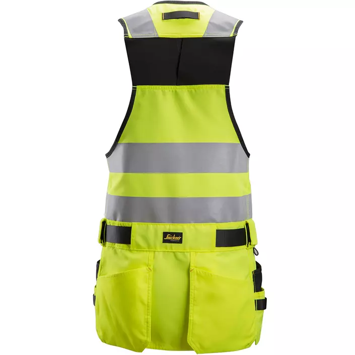 Snickers AllroundWork tool vest, Hi-vis Yellow/Black, large image number 2
