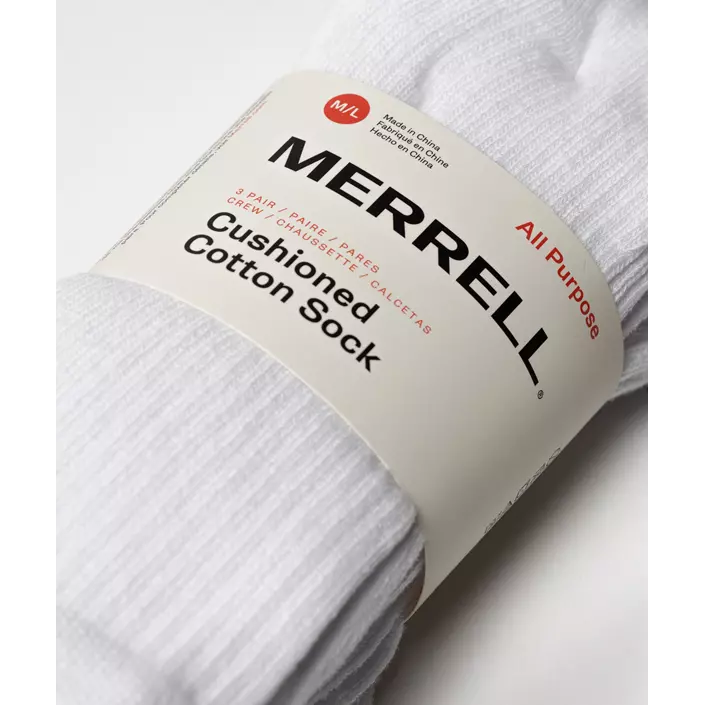 Merrell socks 3-pack, White, large image number 1