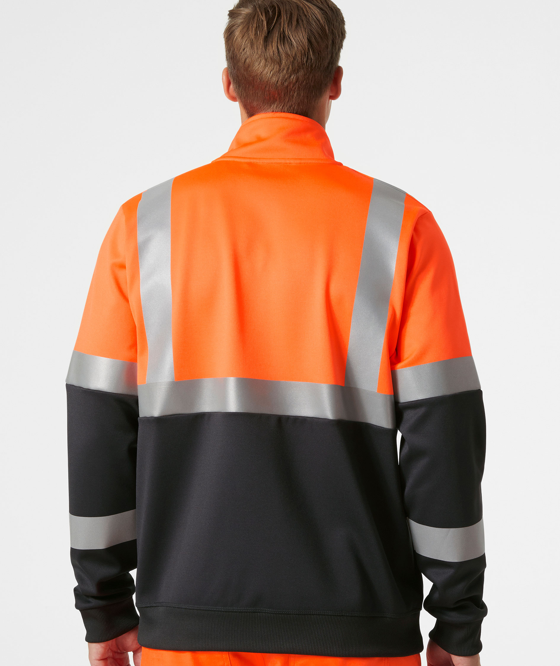 Helly Hansen Addvis cardigan, Hi-vis Orange/Ebony, large image number 3
