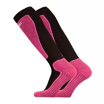 UphillSport Valta ski socks, Black/Pink
