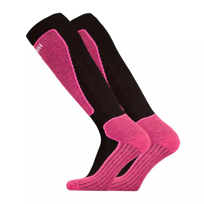UphillSport Valta ski socks, Black/Pink, large image number 0