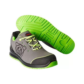 Mascot Classic safety shoes S1P, Grey/Limegreen